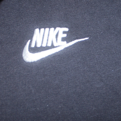 Nike Boys Black Full Zip Hoodie XL 158-170cm Classic Fleece Sweatshirt