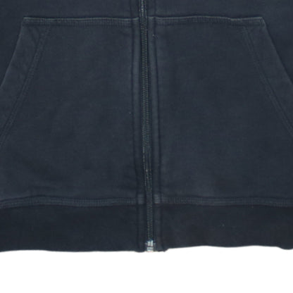 Nike Boys Black Full Zip Hoodie XL 158-170cm Classic Fleece Sweatshirt