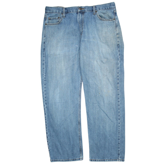 Mens UK Size L Levi Strauss & Co Regular Fit Straight Blue Jeans