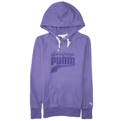 Womens UK Size 10 PUMA Purple Pullover Hoodie