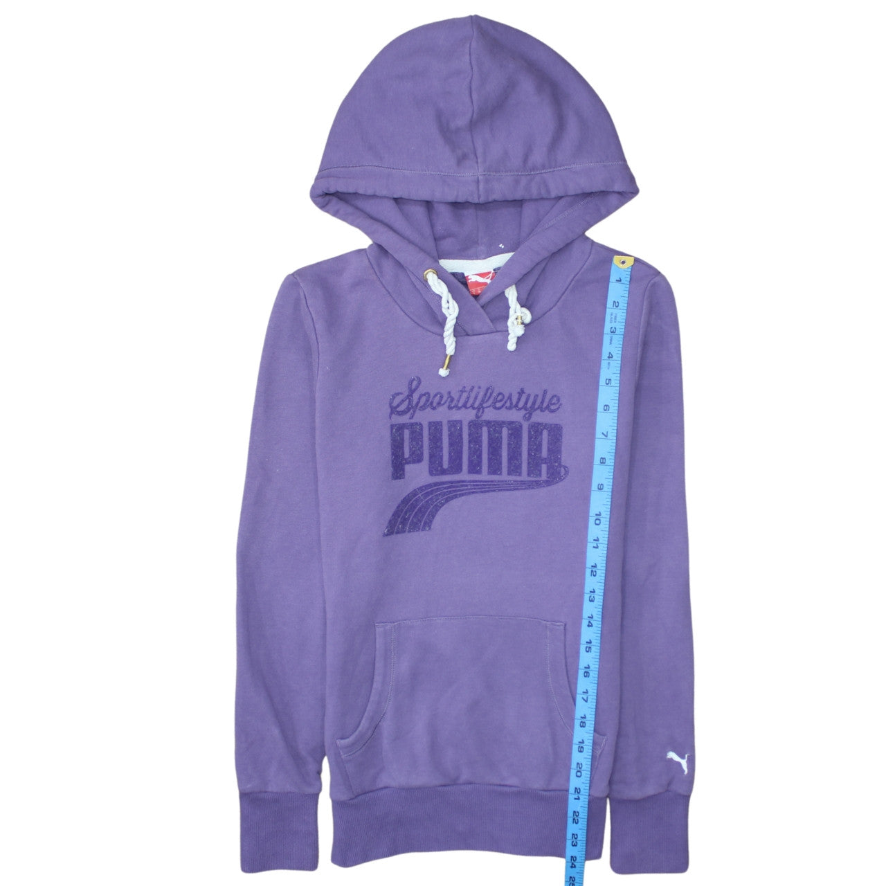 Womens UK Size 10 PUMA Purple Pullover Hoodie