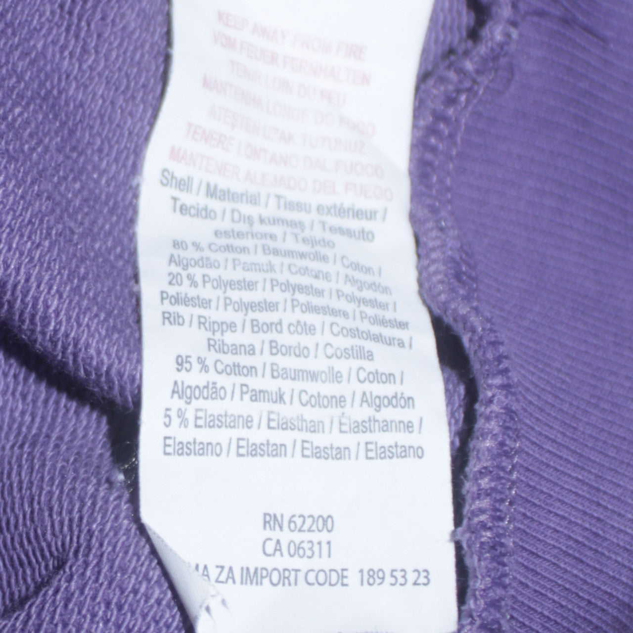 Womens UK Size 10 PUMA Purple Pullover Hoodie