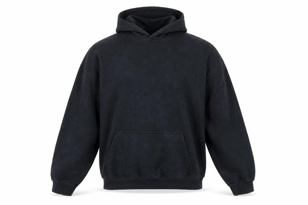 boohooMAN Men's Black Pullover Hoodie Medium Graphic Limited Edition