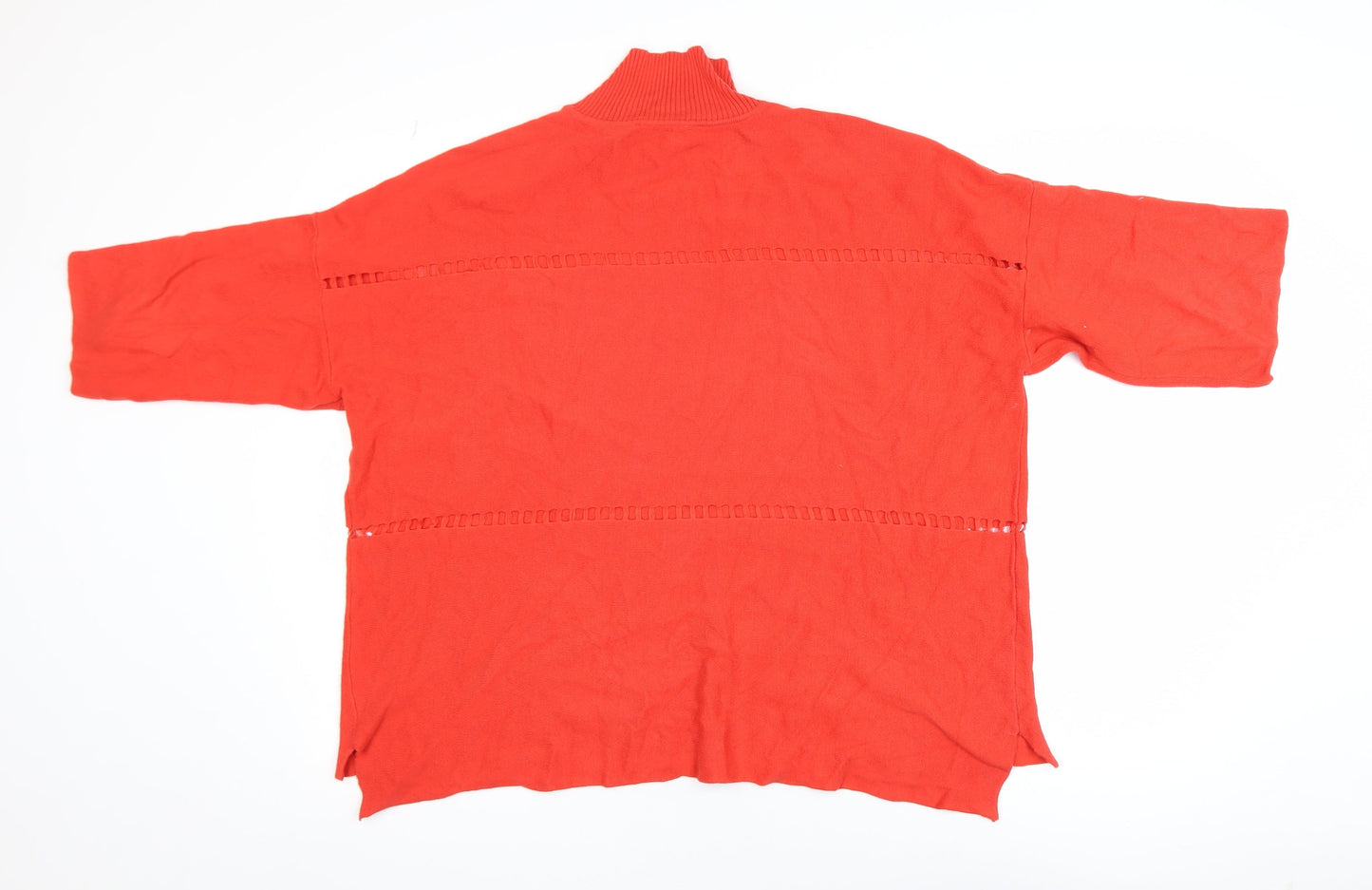 Womens UK Size S French Connection Red Basic T-Shirt