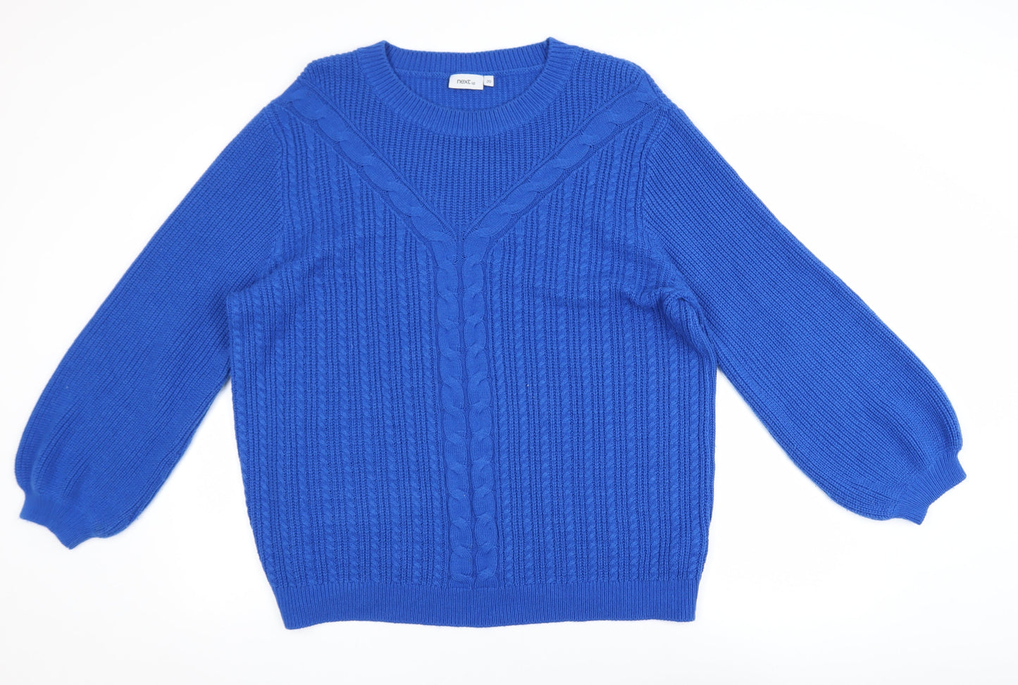 Womens UK Size 20 NEXT Blue Pullover Jumper