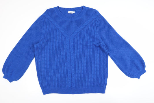 Womens UK Size 20 NEXT Blue Pullover Jumper