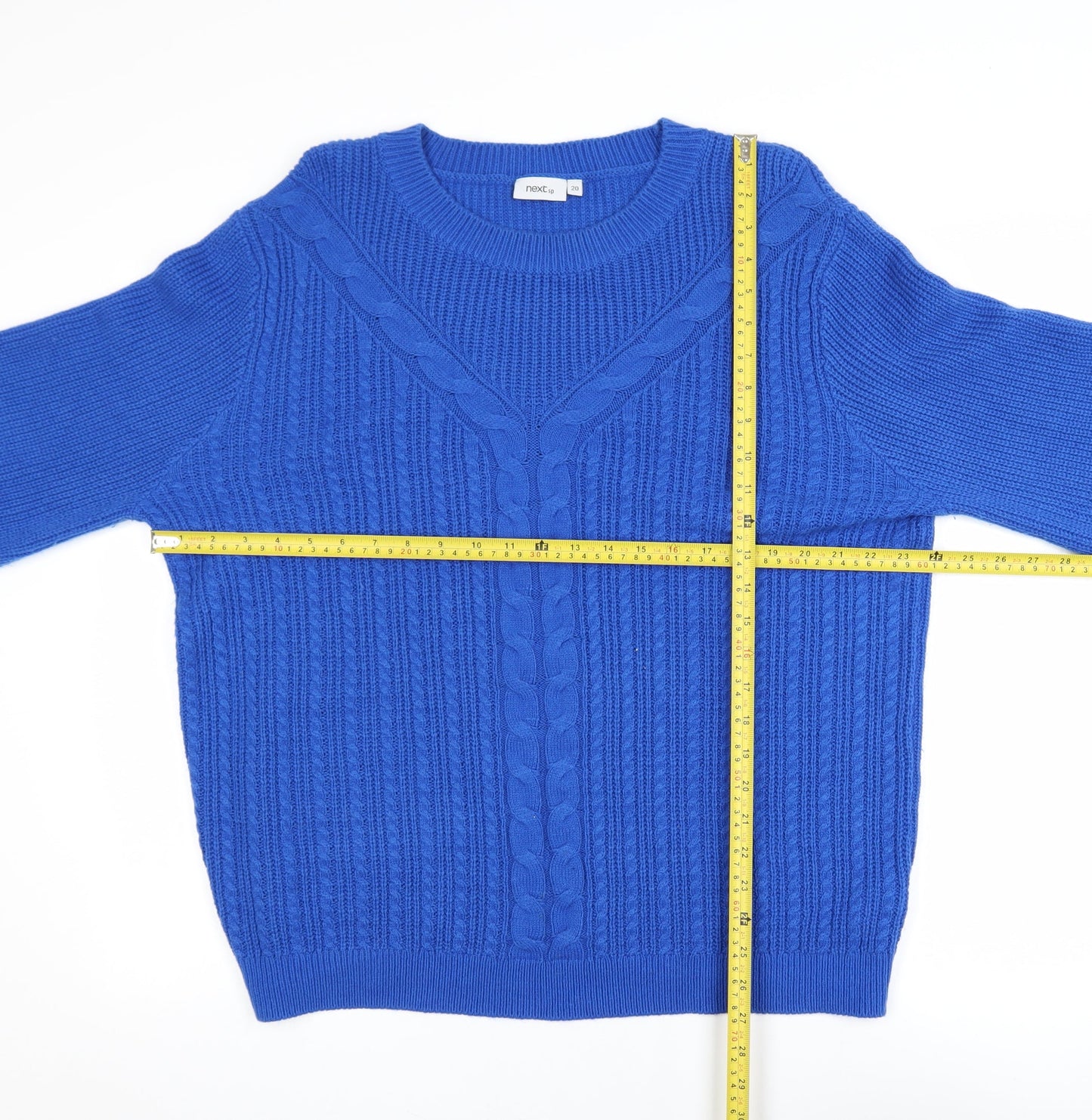 Womens UK Size 20 NEXT Blue Pullover Jumper