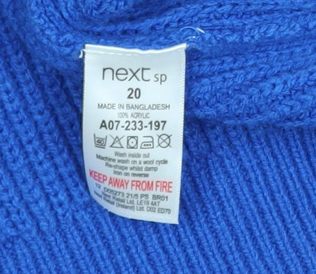 Womens UK Size 20 NEXT Blue Pullover Jumper