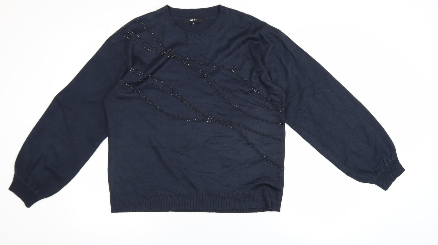 Womens UK Size M NEXT Blue Pullover Jumper