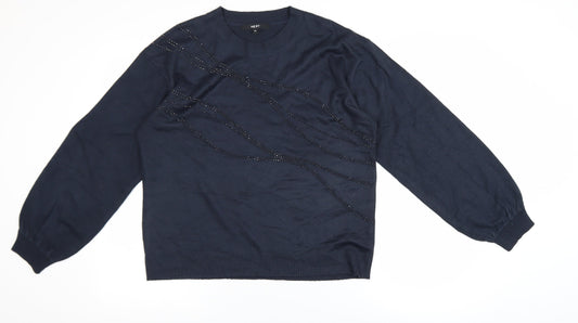 Womens UK Size M NEXT Blue Pullover Jumper