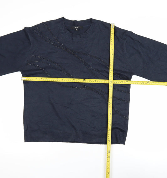 Womens UK Size M NEXT Blue Pullover Jumper