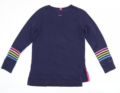 Womens UK Size 8 Joules Blue Pullover Jumper