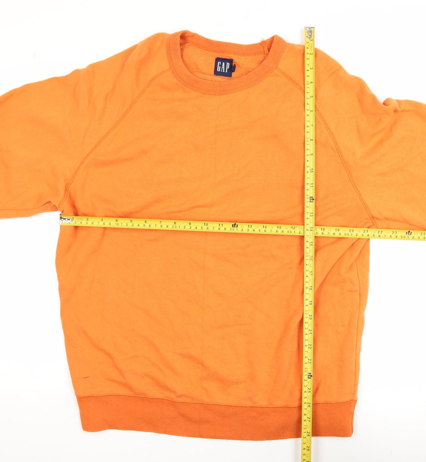 Mens UK Size XL Gap Orange Pullover Sweatshirt