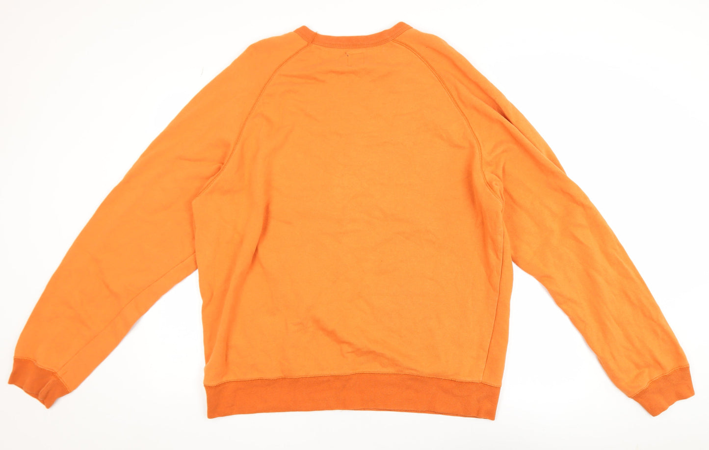 Mens UK Size XL Gap Orange Pullover Sweatshirt