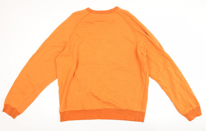Mens UK Size XL Gap Orange Pullover Sweatshirt