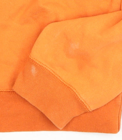 Mens UK Size XL Gap Orange Pullover Sweatshirt