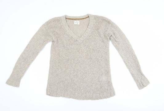 Womens UK Size 10 Hartford Beige Pullover Jumper