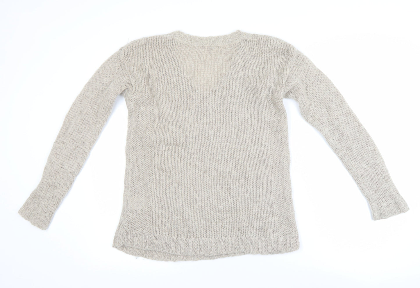 Womens UK Size 10 Hartford Beige Pullover Jumper