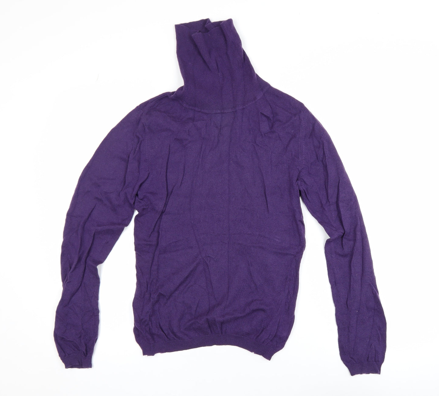 Womens UK Size S Woolovers Purple Pullover Jumper