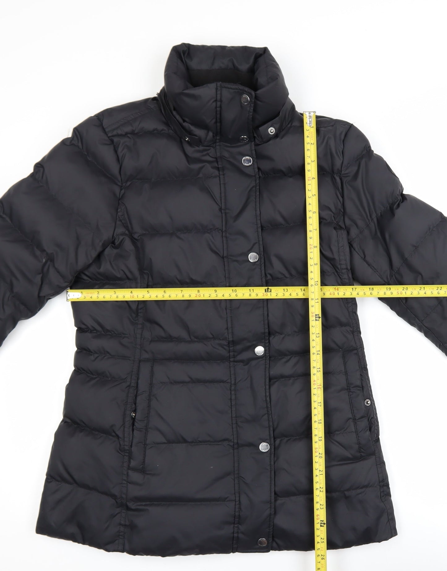 Womens UK Size S Tommy Hilfiger Black Puffer Jacket