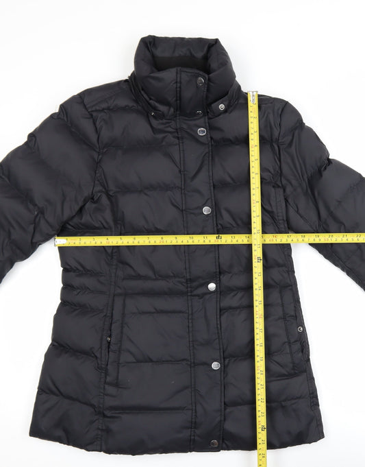 Womens UK Size S Tommy Hilfiger Black Puffer Jacket