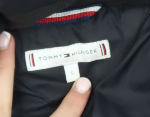 Womens UK Size S Tommy Hilfiger Black Puffer Jacket