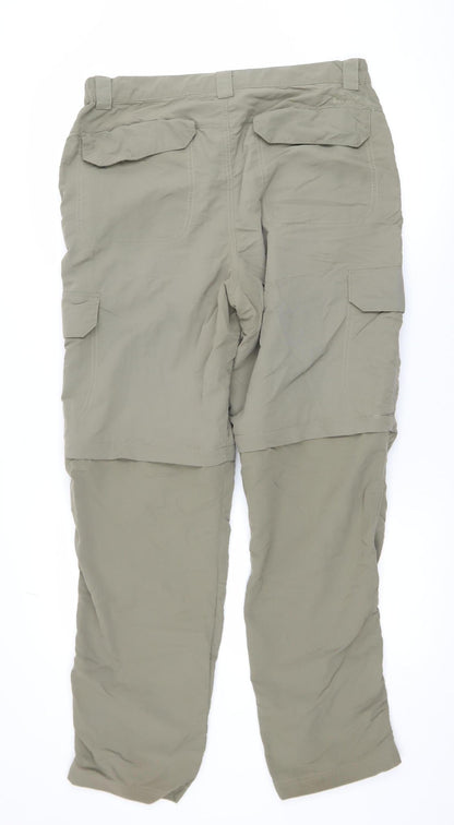 Mens UK Size 34 Mountain Warehouse Regular Fit Cargo Beige Trousers