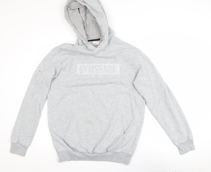 Mens UK Size S Gymshark Grey Pullover Hoodie