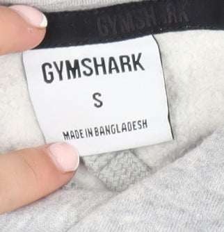Mens UK Size S Gymshark Grey Pullover Hoodie