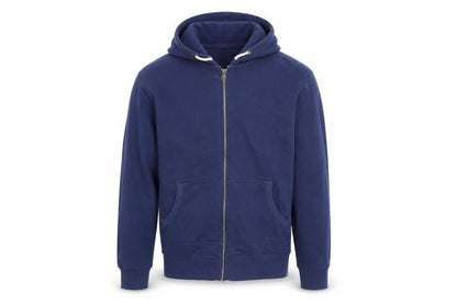 FatFace Mens Blue Full Zip Hooded Jacket Size M Cotton Blend