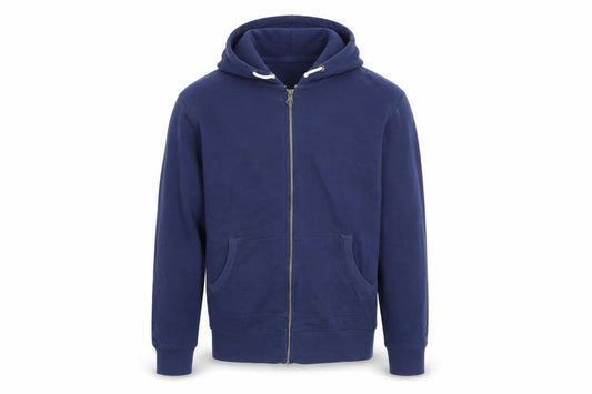 FatFace Mens Blue Full Zip Hooded Jacket Size M Cotton Blend
