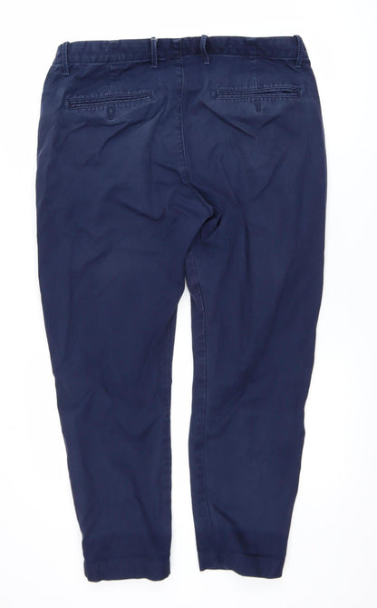 Mens UK Size 34 Gap Relaxed Fit Tapered Jeans