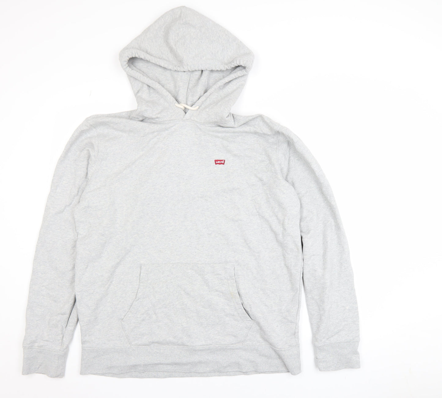 Mens UK Size L Levi's Grey Pullover Hoodie