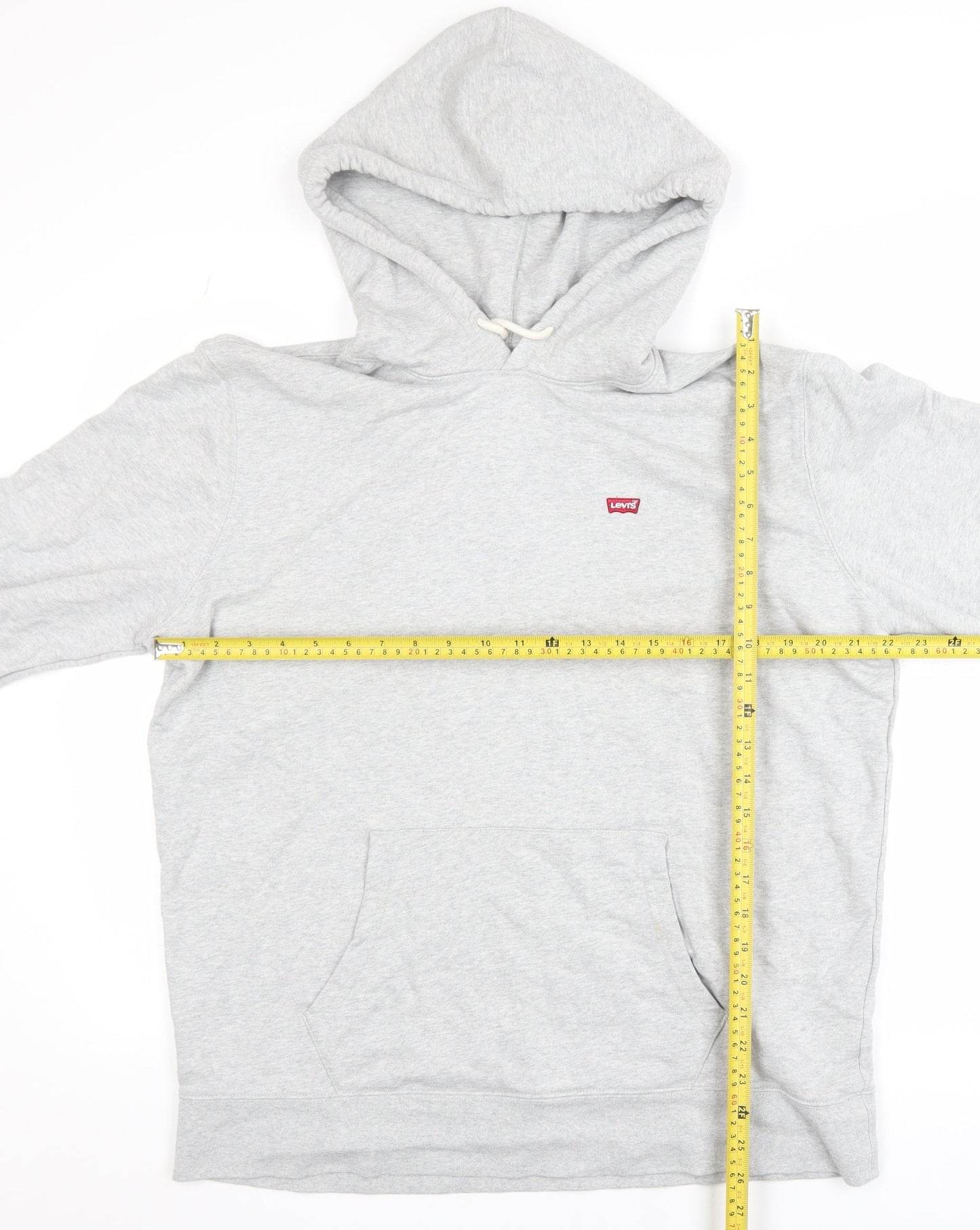 Mens UK Size L Levi's Grey Pullover Hoodie