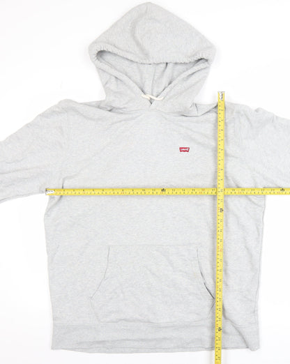 Mens UK Size L Levi's Grey Pullover Hoodie