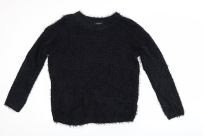 Womens UK Size 14 New Look Black Pullover Jumper
