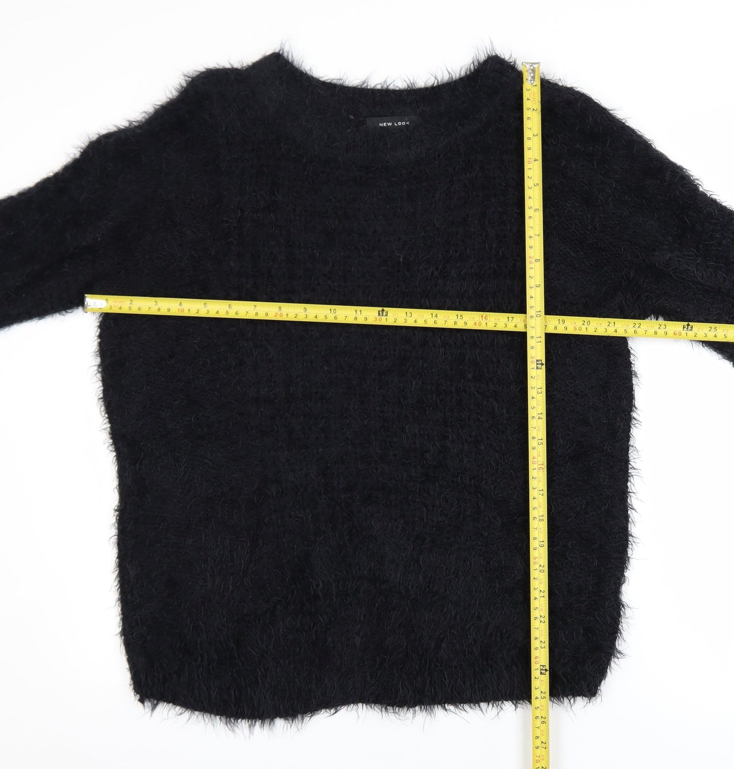 Womens UK Size 14 New Look Black Pullover Jumper