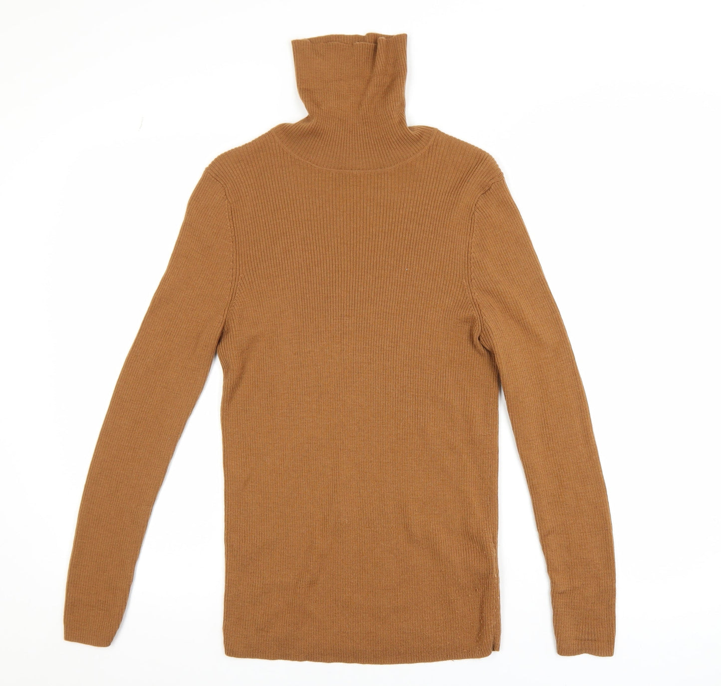 Womens UK Size L Uniqlo Brown Pullover Jumper