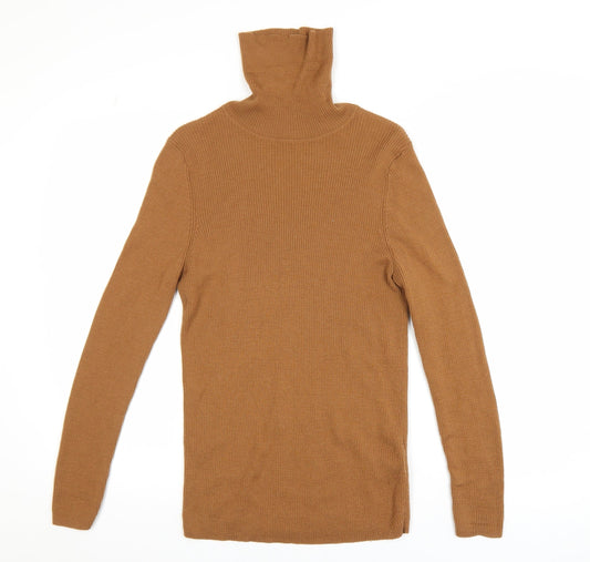 Womens UK Size L Uniqlo Brown Pullover Jumper