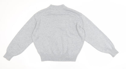 Womens UK Size XS H&M Grey Pullover Jumper