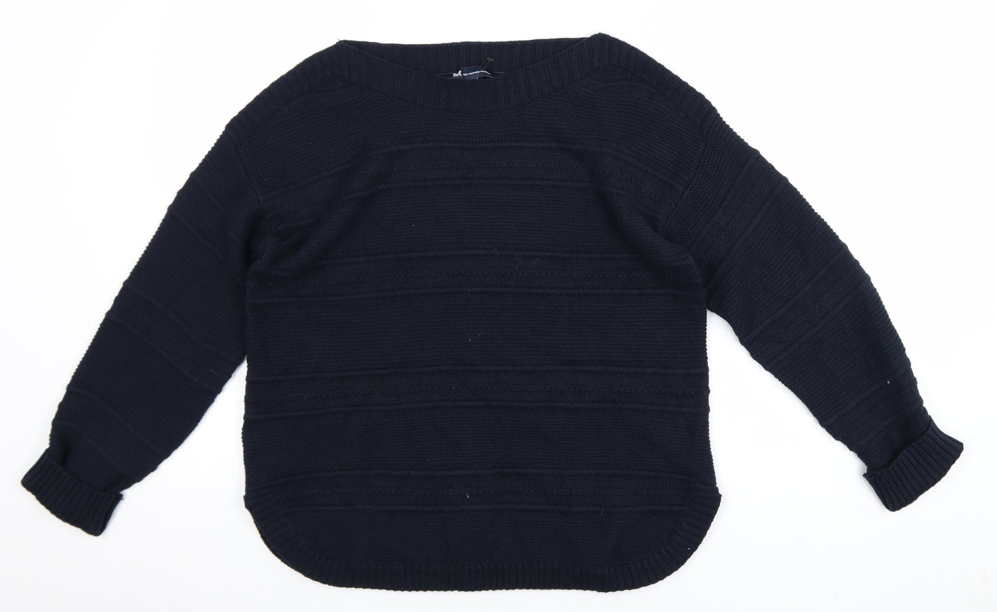 Mens UK Size M Crew Clothing Company Blue Pullover Jumper