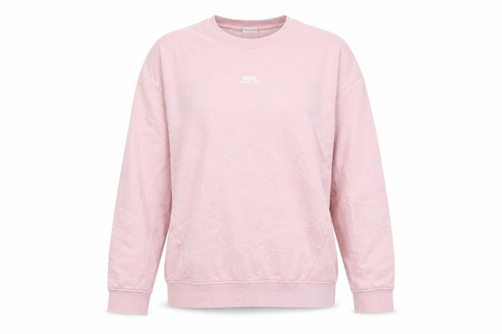 Womens UK Size M PUMA Pink Pullover Sweatshirt