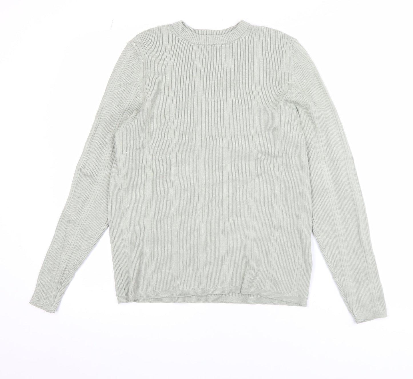 Womens UK Size 18 Marks and Spencer Green Basic T-Shirt