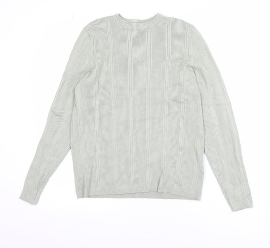 Womens UK Size 18 Marks and Spencer Green Basic T-Shirt