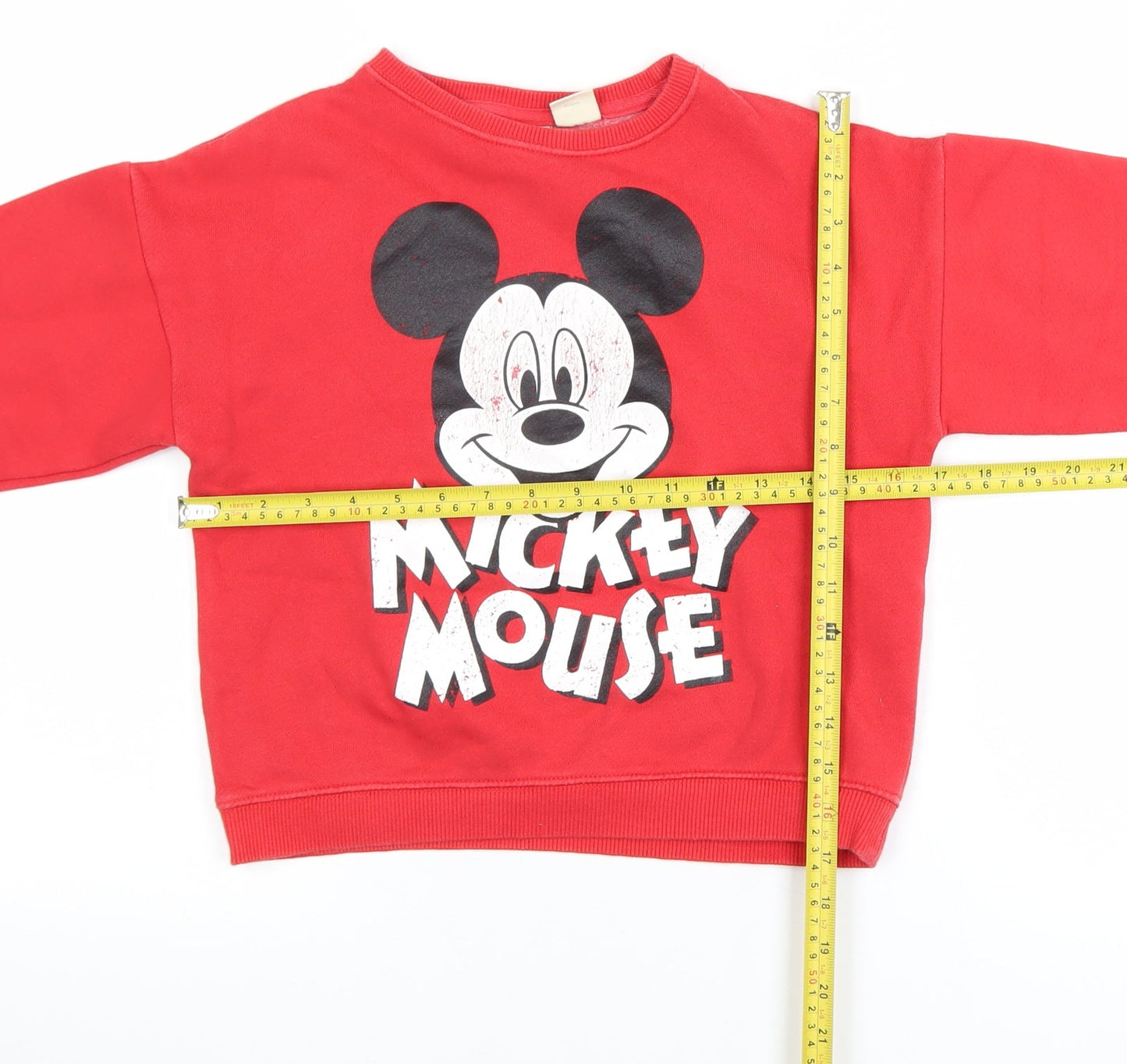 Girls UK Size 8 Years Zara Red Pullover Sweatshirt