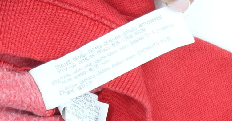 Girls UK Size 8 Years Zara Red Pullover Sweatshirt