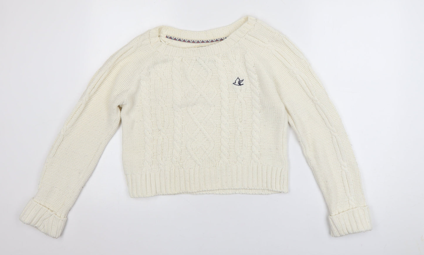 Womens UK Size 8 SoulCal & Co Ivory Pullover Jumper