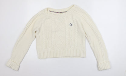 Womens UK Size 8 SoulCal & Co Ivory Pullover Jumper
