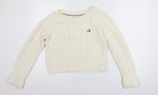 Womens UK Size 8 SoulCal & Co Ivory Pullover Jumper