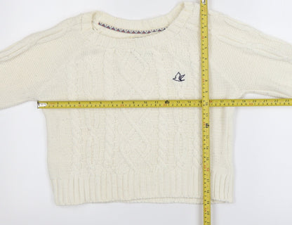 Womens UK Size 8 SoulCal & Co Ivory Pullover Jumper
